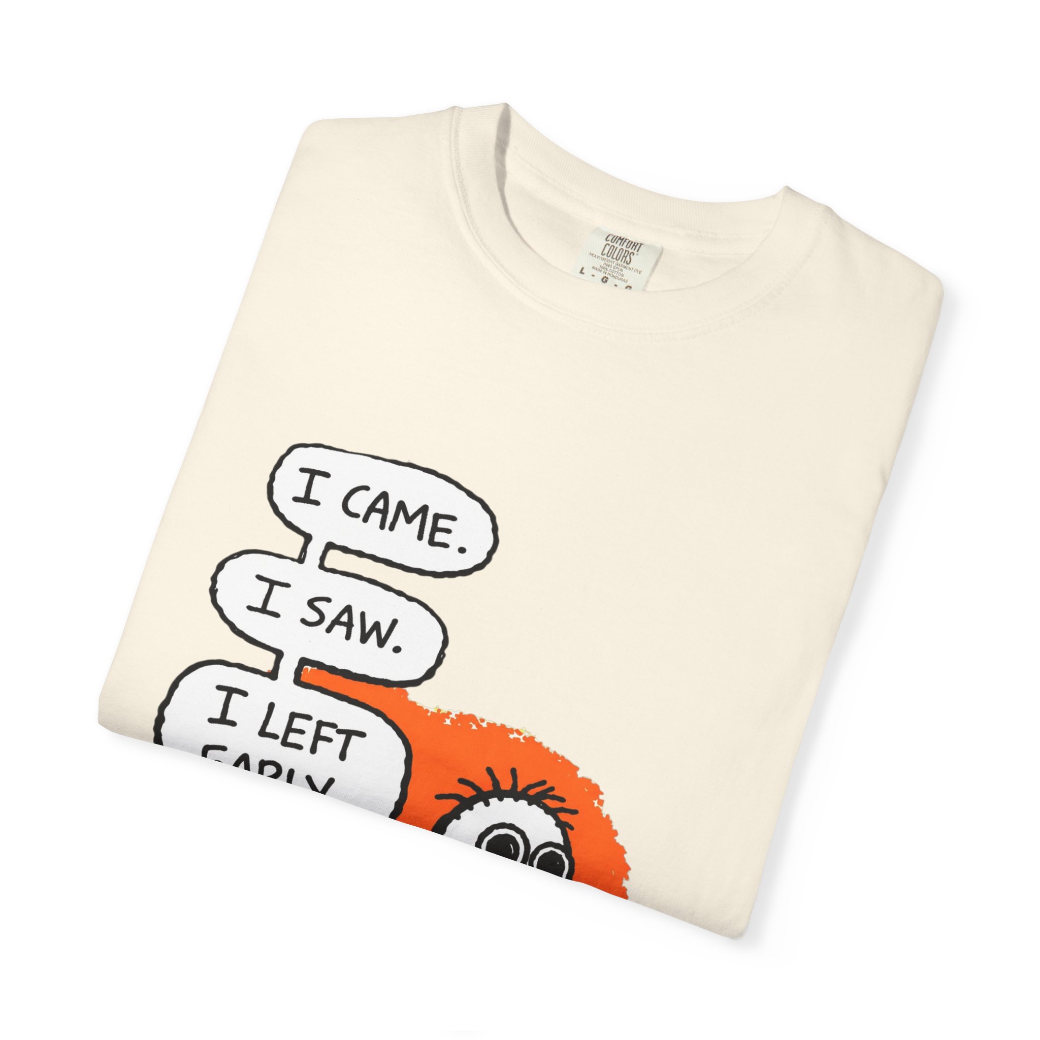 Graphic T-Shirt — "I Came. I Saw. I Left Early." Introvert Humor Tee - Image 7